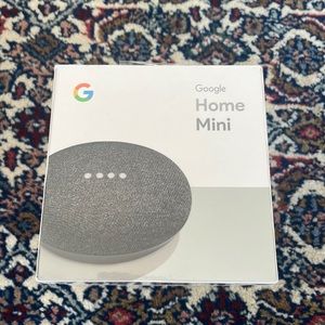 New Google Home Mini Charcoal Color